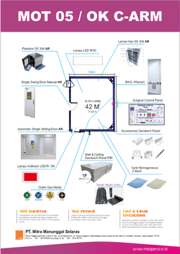 Maspen MOT-05/OK C-Arm Antiradiasi